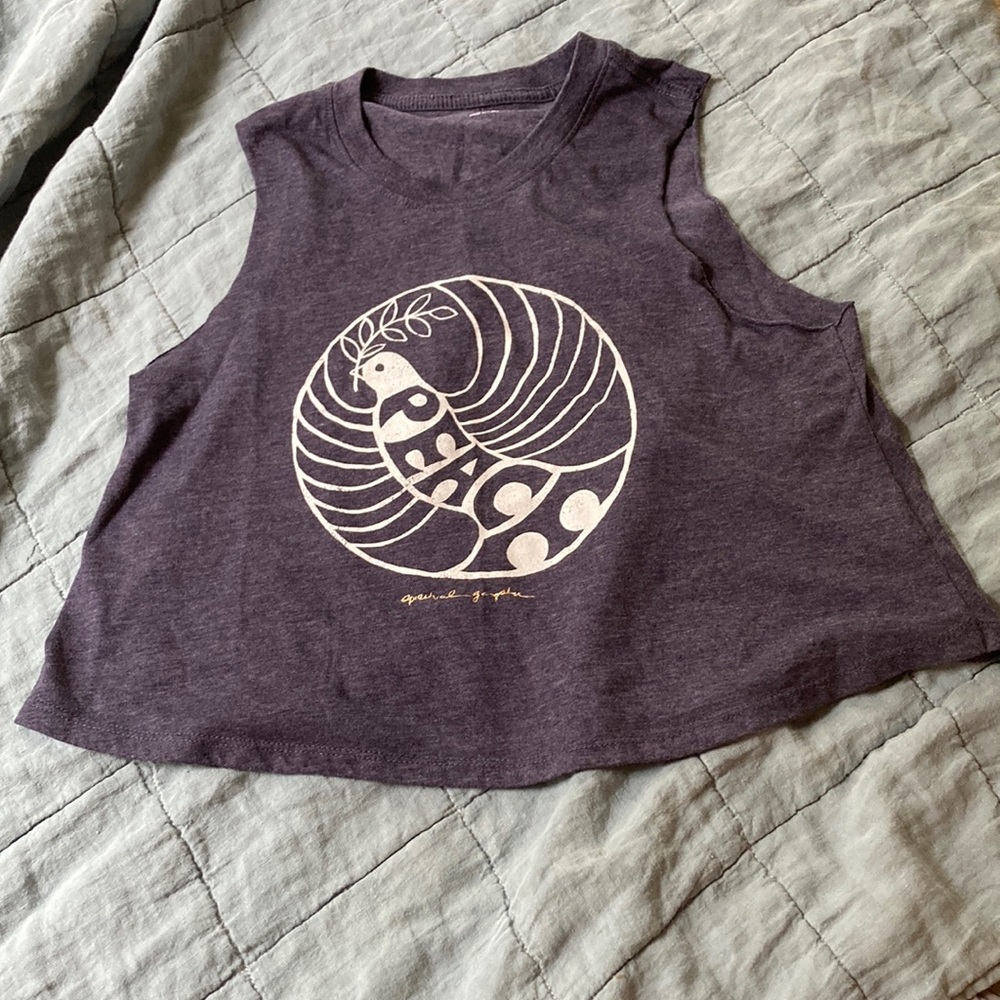 Spiritual Gangster cutoff cropped muscle tank